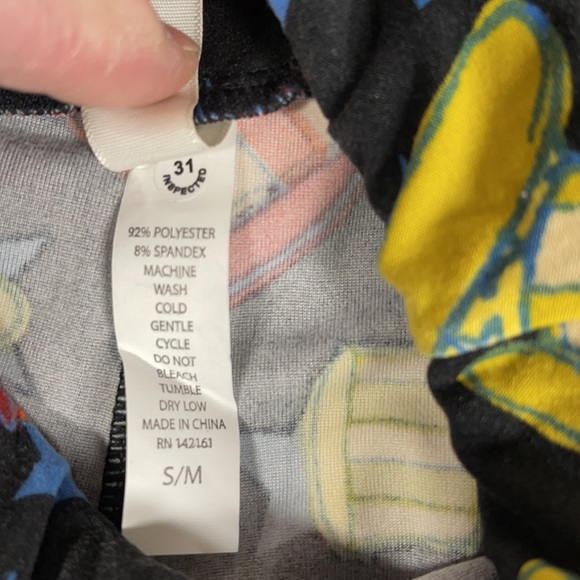 LuLaRoe New Kid’s S/M Patriotic Hat Star Leggings NWT - Picture 6 of 9